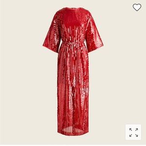 J.Crew Sequin V-Back Dress